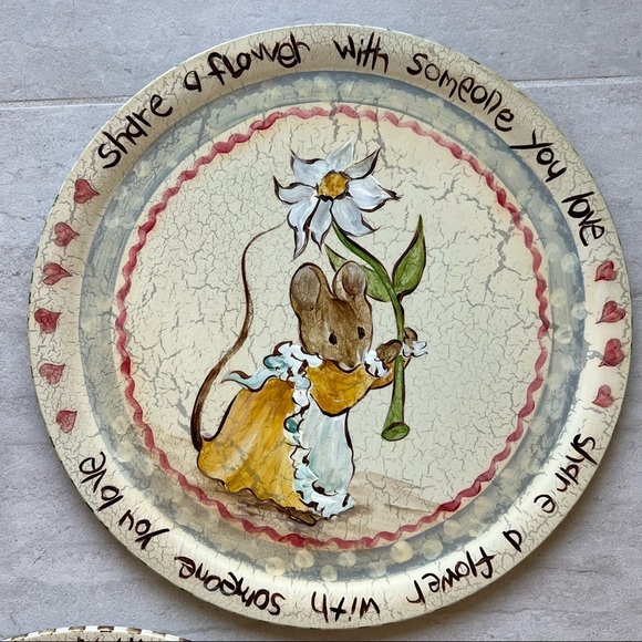 Set of 3 Decorative Plate Wall Decoration - Picture 3 of 9